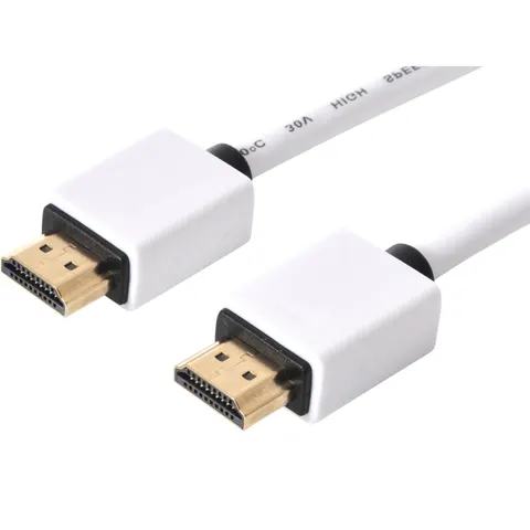 Кабель HDMI M - M, 1.0м, Sandberg, HDMI-2.0 білий