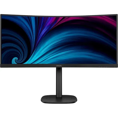 TFT 34" Philips 34B2U5600C, WQHD, VA, 120Гц, вигн., 2xHDMI, DP, USB-C, RJ-45, USB-hub, HAS, сіро-ср.