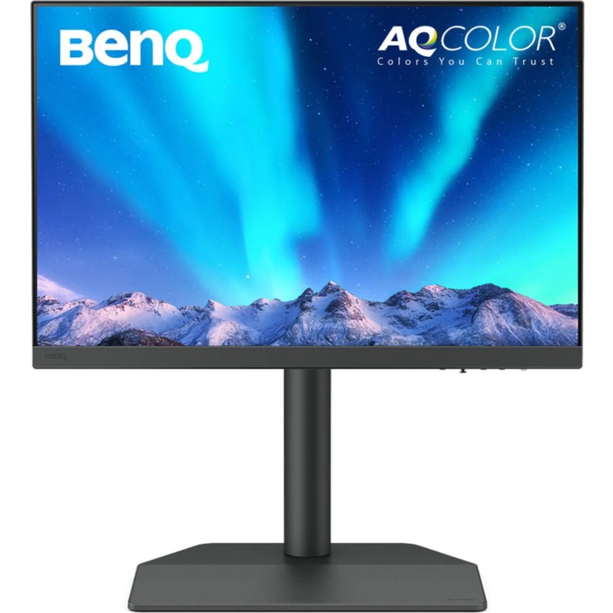 TFT 24" BenQ SW242Q, 2K QHD, 2560x1600, HDMI, USB-C, MCR, HAS, Pivot, сірий