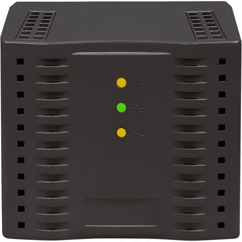 Стабілізатор напруги Defender AVR Premium 1500 600 Вт, 4 розетки, чорний