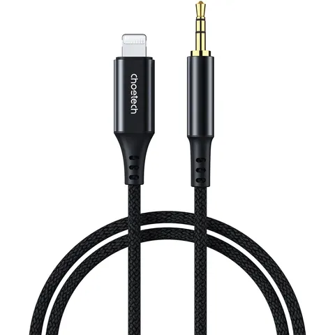 Кабель AUX Audio Lightning - TRS 3.5мм M/M 2м Choetech