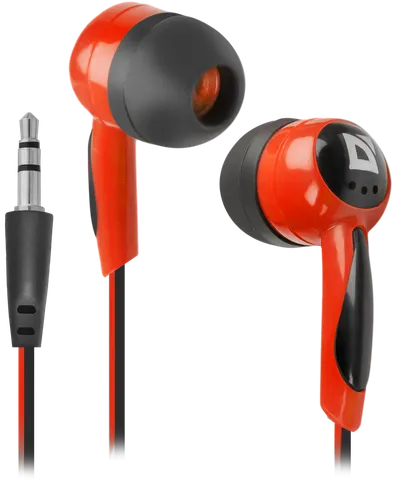 Навушники Defender Basic 604 Black-Red