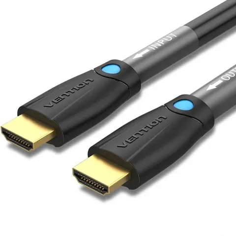 Кабель HDMI M - M, 10.0м, V2.0, Engineering 4K 60Гц 18Gbps HD 7.1  PVC Black Vention
