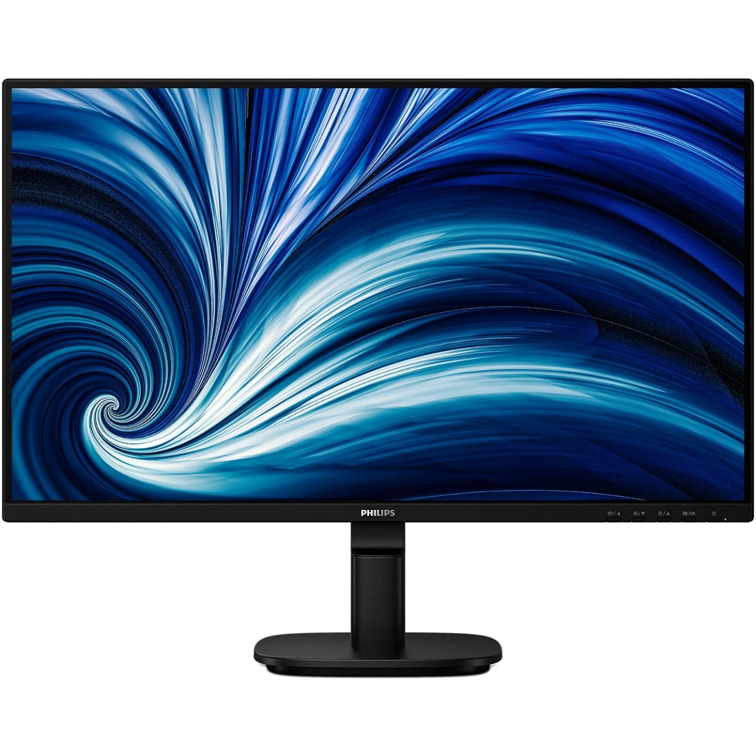 TFT 23.8" Philips 24B2N2200, IPS, 120Гц, VGA, HDMI, DP, кол, чорний