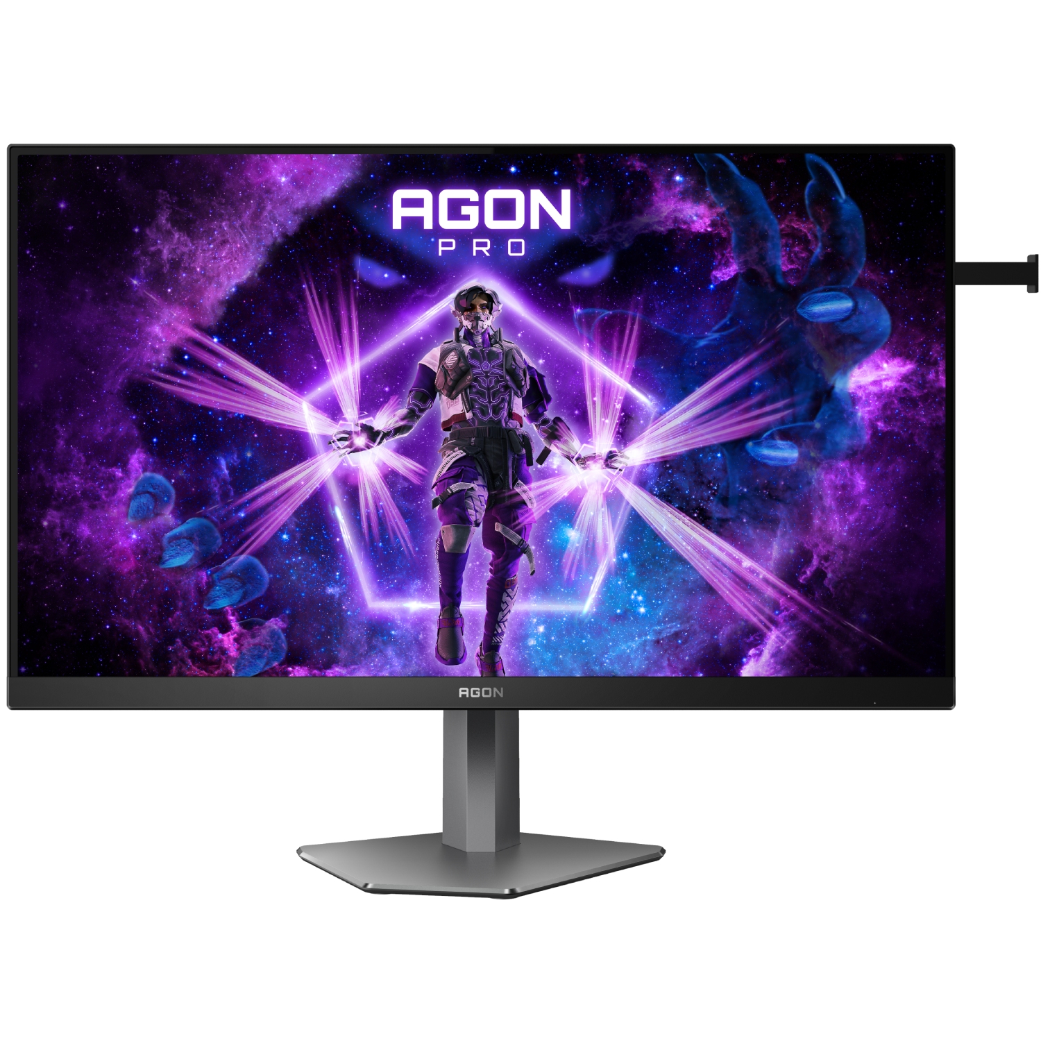 TFT 27" AOC AGON AG276FK, Fast IPS, 520Гц, 2хHDMI, DP, HAS, Pivot, чорно-сірий