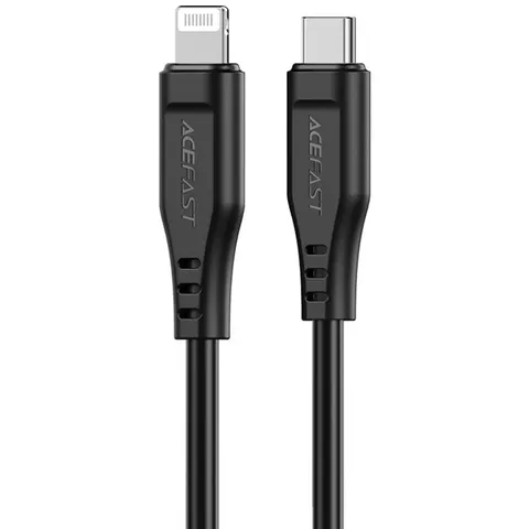 Кабель USB 2.0 Type-C M-Lightning M, 1.2м, чорний, TPE C3-01, Acefast