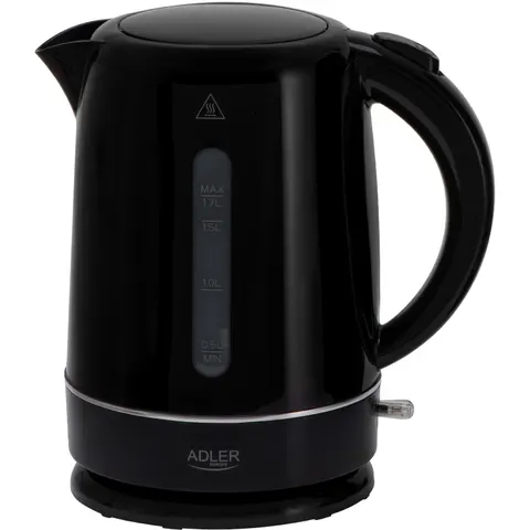 Електрочайник Adler AD 1385 black 2200Вт/ 1.7л/ пластик/ автовимкнення/ чорний