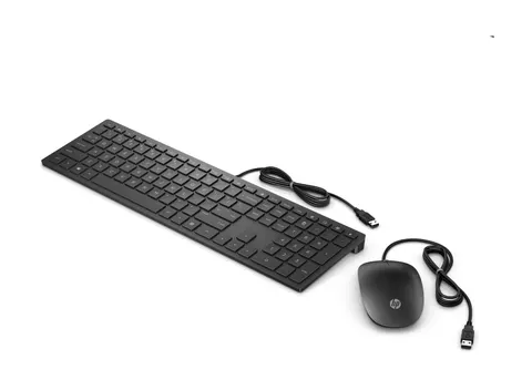 Комплект дротовий HP Pavilion 400 мишка і клавіатура, USB-A, чорний