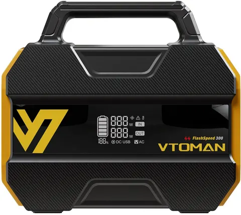 Зарядна станція Vtoman FlashSpeed 300 (230 Вт/г) 300W, DC/PD In, MPPT, LiFePo4