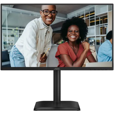 TFT 23.8" AOC 24E4U, IPS, 120Гц, HDMI, DP,USB-hub, HAS, Pivot, колонки, чорний