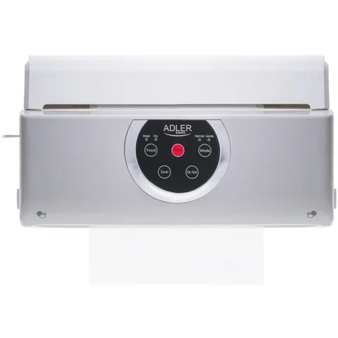 Вакууматор Adler AD 4503 для пакетів,рулонів та контейнерів/ 130Вт/ 30см/ ел. керування/ сірий