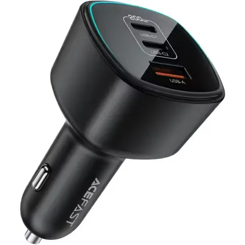 Автозарядка 3xUSB 200W (2xUSB-C + USB-A) B18 Acefast