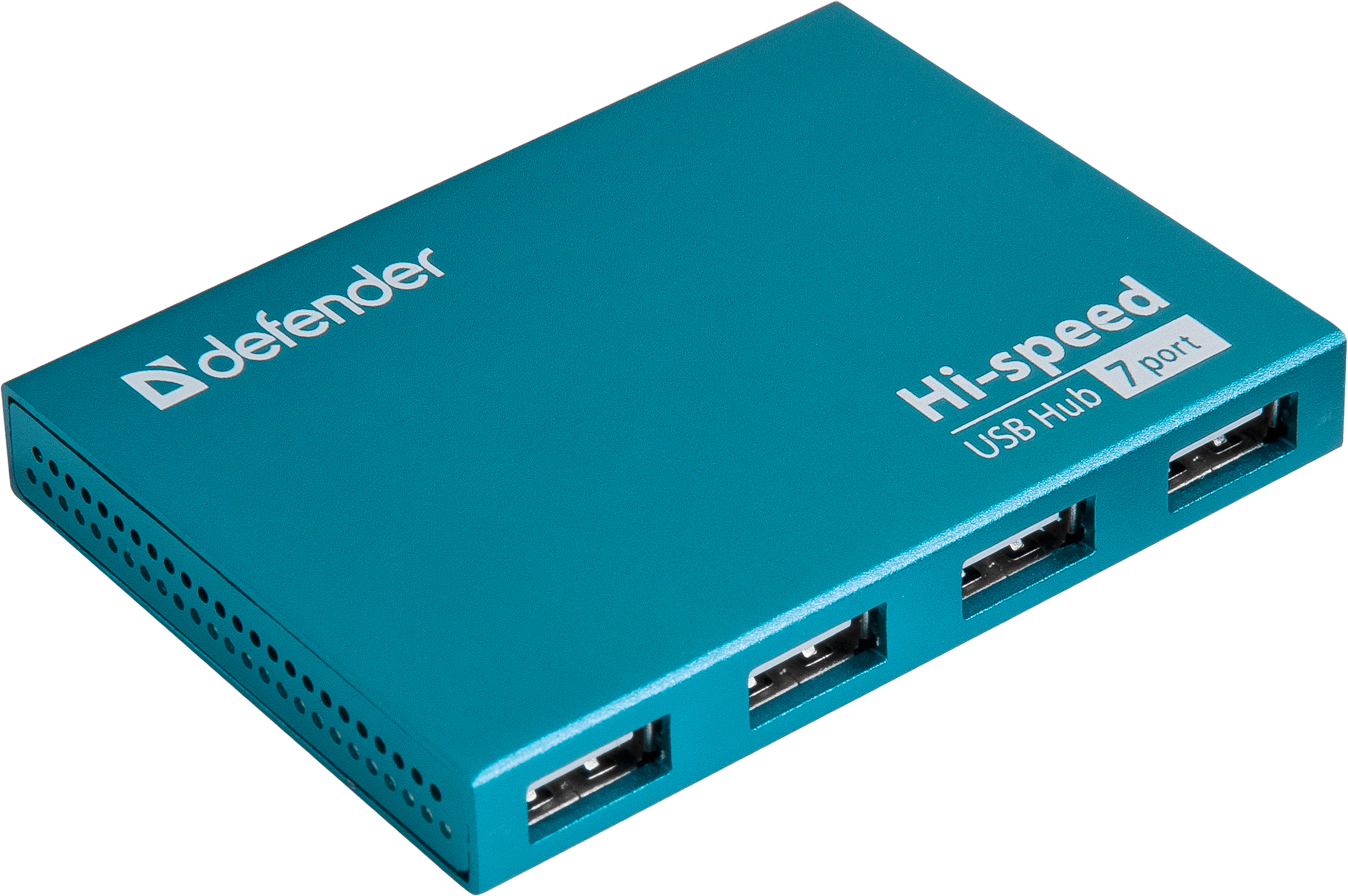 Хаб USB 3.0 -> 7xUSB 2.0 active, aluminium body Defender