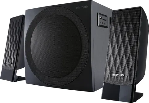 Акустична система 2.1 Microlab M-300U, USB/SD/FМ, чорна