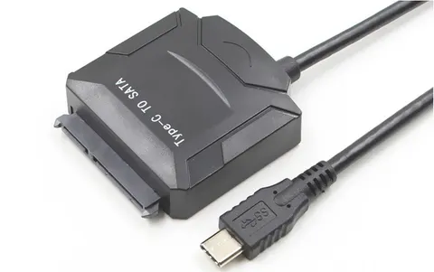 Перехідник USB 3.1 Type-C --> SATA III (F) 2.5"/3.5" 7+15pin з БЖ