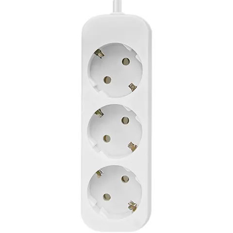 Power filtr 1.8м Defender E318, 3 розетки, з заземленням