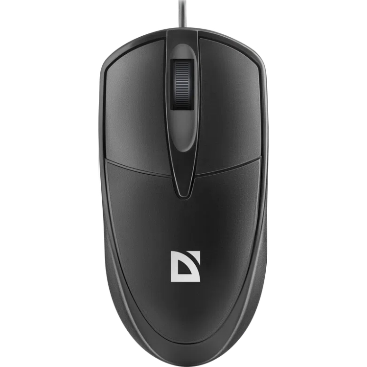 Мишка Defender Trace MB-989, USB, 3кн., 1000dpi, чорна