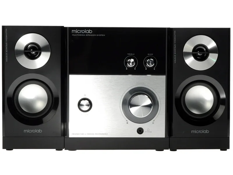 Акустична система 2.1 Microlab M-880, чорна з срібним