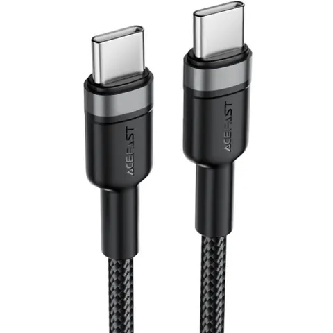 Кабель USB 2.0 Type-C M-M, 1.2 м, 60W aluminum alloy Black, C22-03 Acefast