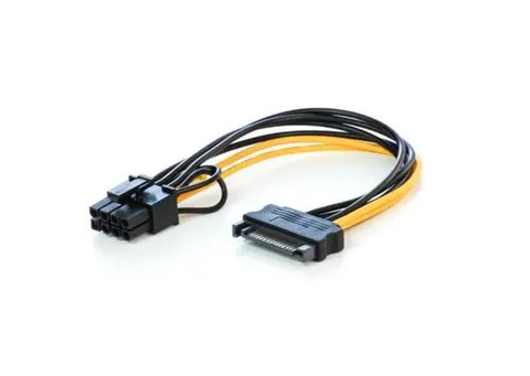 Кабель живлення для відеокарти  6/8-pin to SATA M, 0.2м