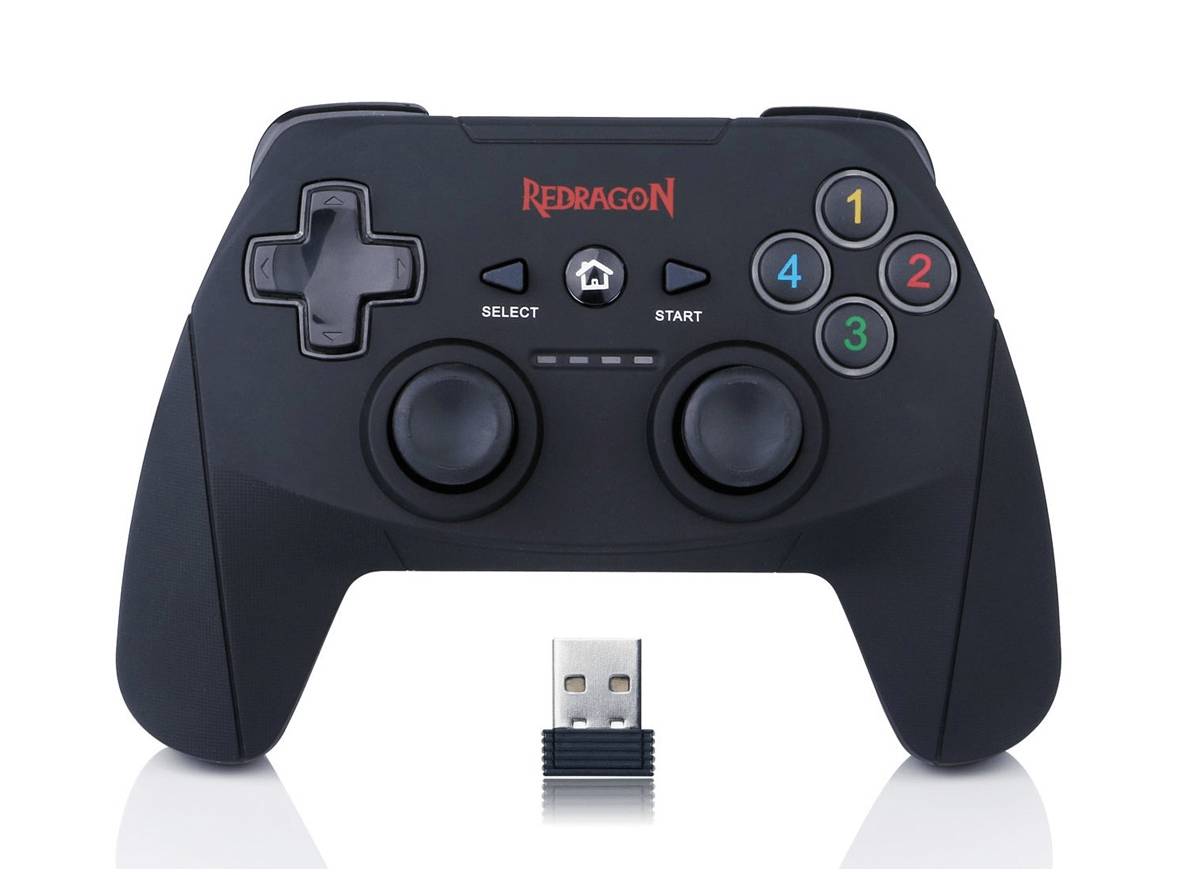 Геймпад Redragon Harrow 2.4G, Xinput/Dinput БЖ, бездротовий