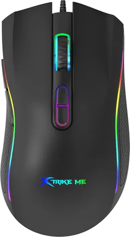 Мишка XTRIKE ME GM-314, ігрова 7200dpi., 7кн., RGB, чорна