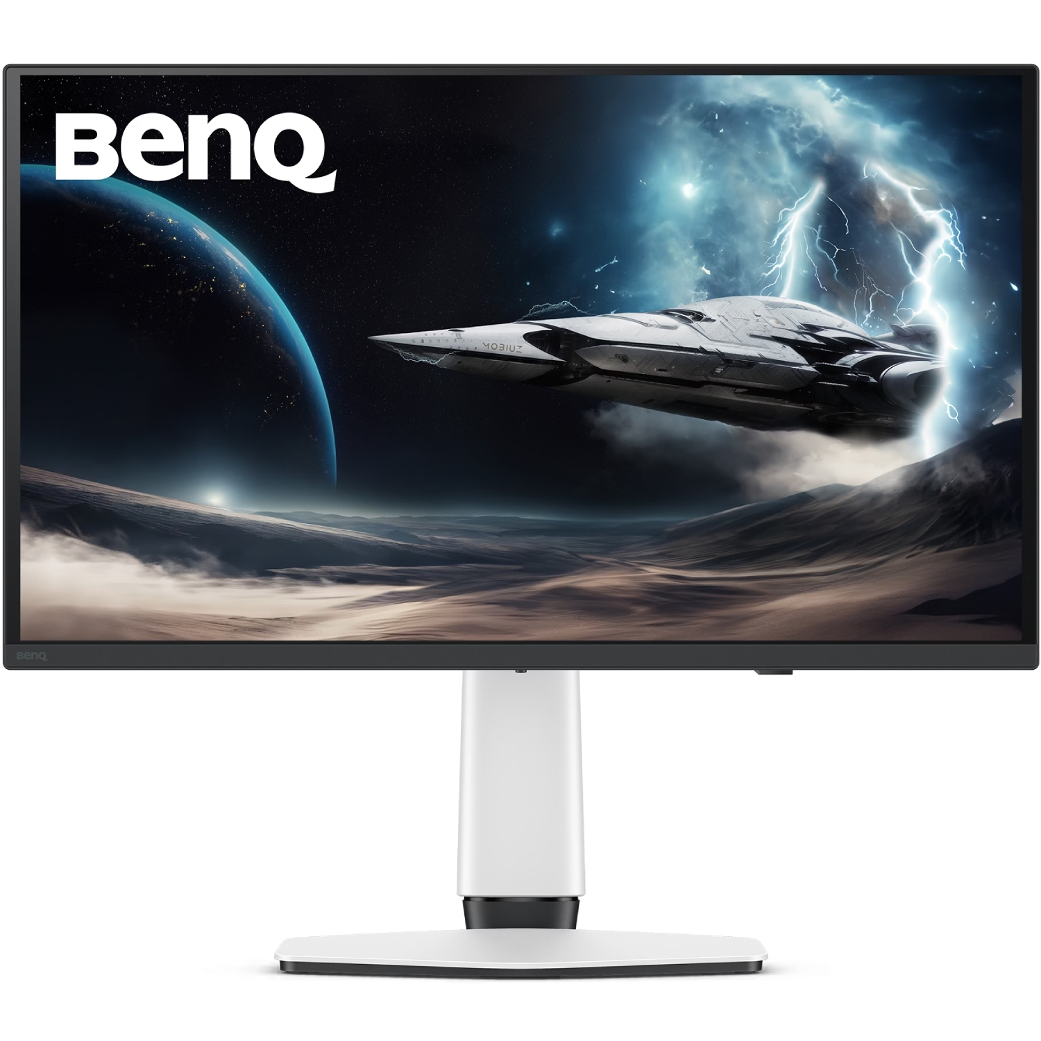TFT 27" BenQ EX271UZ, 4K UHD, QD-OLED, 240Hz, HDMI, DP, USB- C, USB-hub, білий