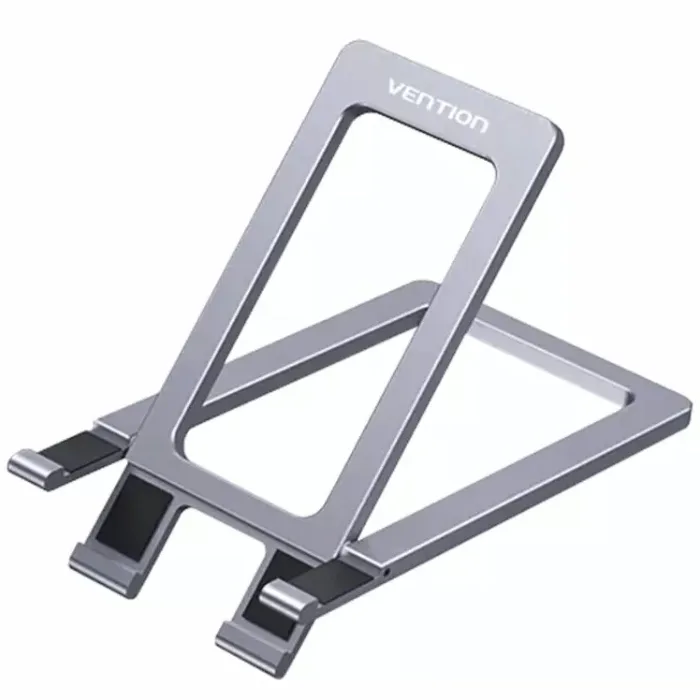 Підставка-трансформер Portable Cell Phone Stand Holder for Desk aluminum alloy Grey Vention