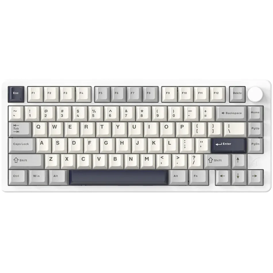 Клавіатура ігрова механічна Attack Shark X86 82кл.RGB,Wireless,Matcha Switch, Starlight White