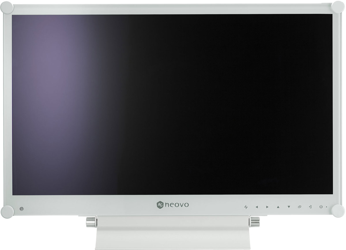 TFT 23.8" Neovo MX-2402, VA, VGA, HDMI, DP, колонки, білий