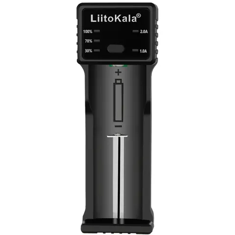 Зарядний пристрій LiitoKala Lii-100C, 1x(Lion/NiMH/NiCd), 2A, Power Bank function