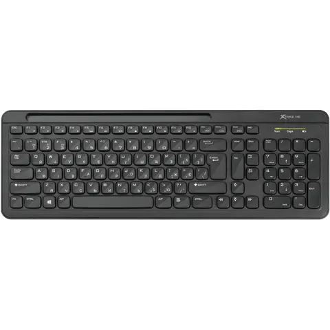 Клавіатура XTRIKE ME KB-303 UA бездротова Bluetooth+2.4G,105 кл. чорна