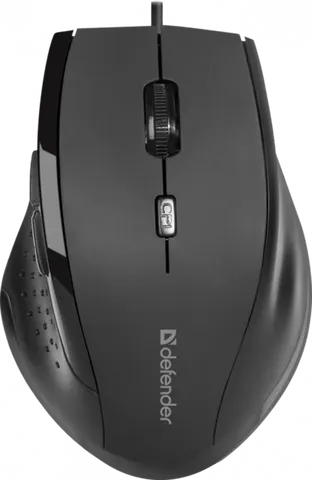 Мишка Defender Accura MM-362, 6кн., 1600 dpi, чорна