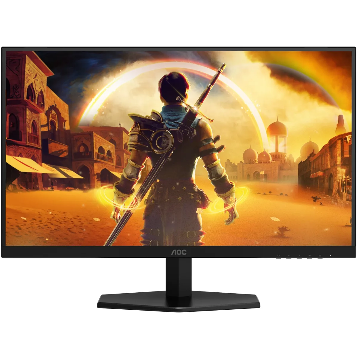 TFT 27" AOC Q27G42ZE, QHD, Fast IPS, 240Hz, 0,3ms, HDMI, DP, чорно-червоний