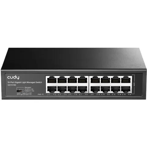 Комутатор Cudy GS1016E, 16-Port Gigabit Easy-Managed Switch