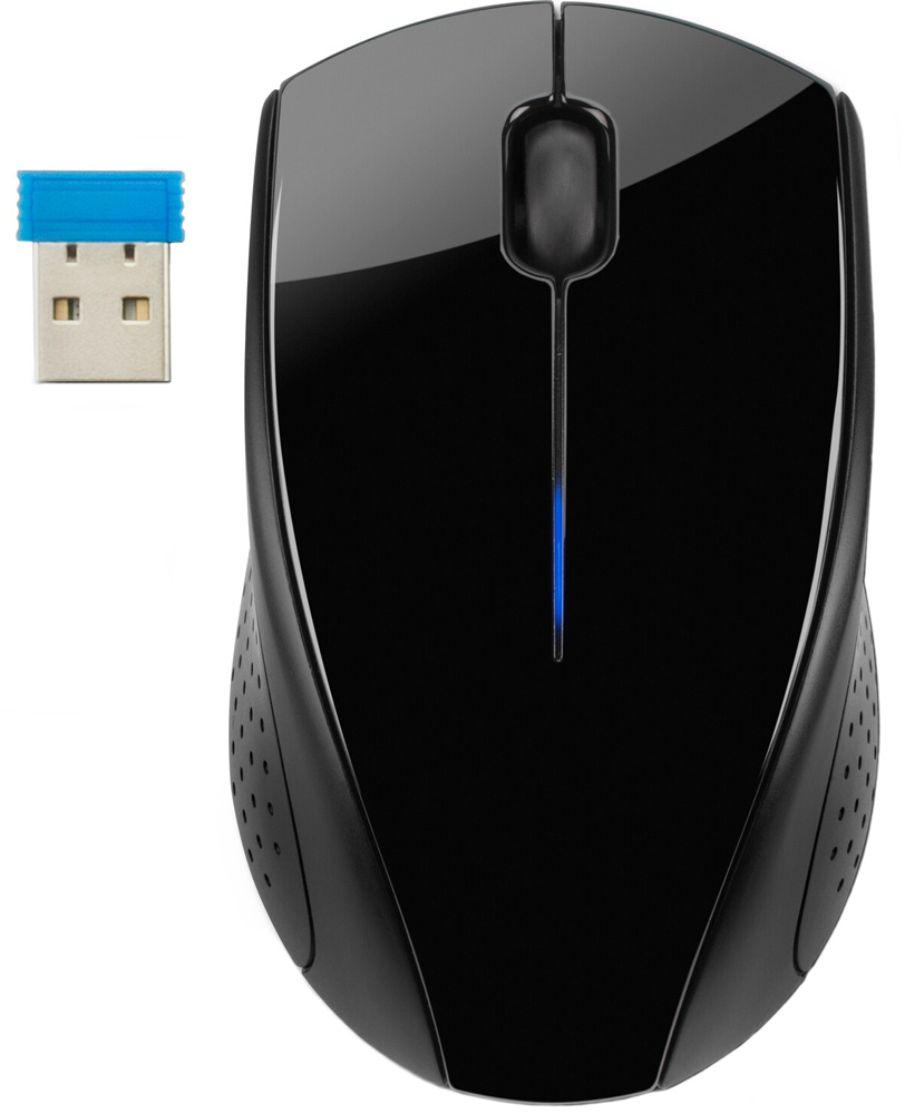 Мишка бездротова HP 220, 3 кн., 1600 dpi, чорна