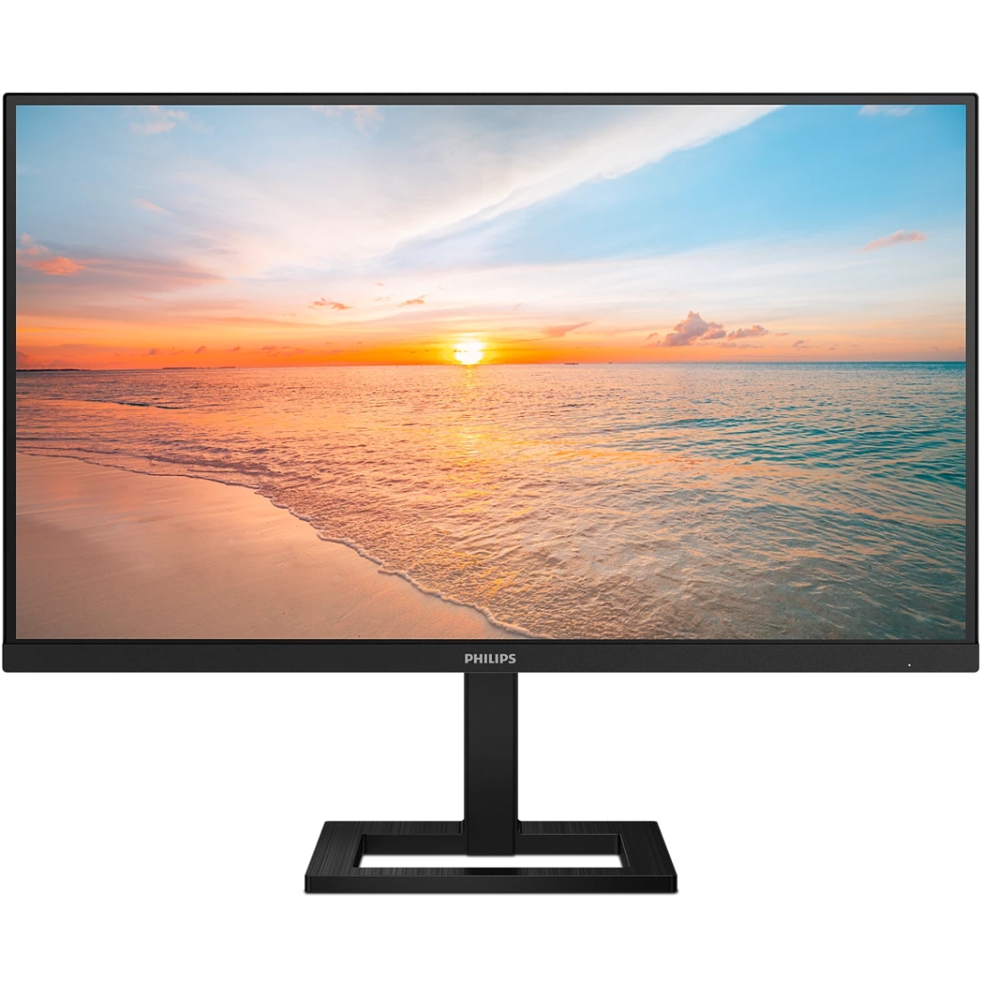 TFT 27" Philips 27E1N1800AE, 4K UHD, IPS, 2xHDMI, DP, HAS, колонки, чорний