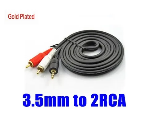 Кабель AUX Audio TRS - RCAx2 M/M 3.0 м чорний