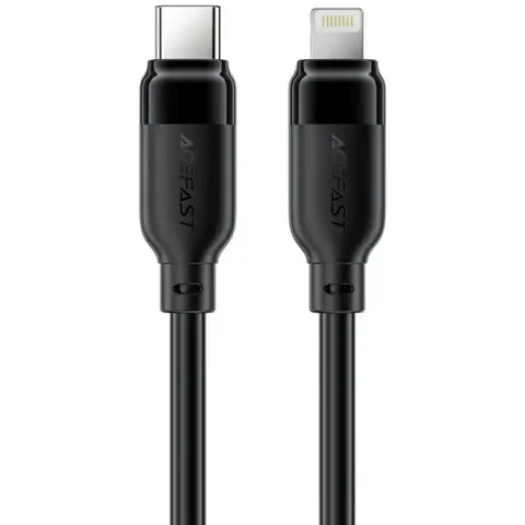 Кабель USB 2.0 Type-C M-Lightning M, 1.2м, чорний, TPU C16-01 Acefast