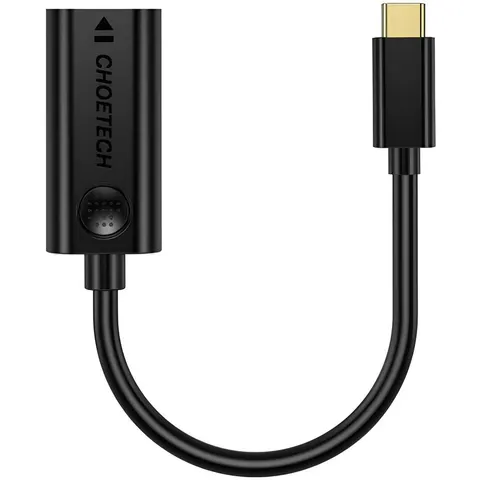 Перехідник USB 3.1 Type-C M - HDMI F, 0,15m 4K 60Hz Choetech чорний