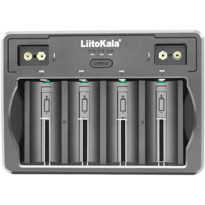Зарядний пристрій LiitoKala Lii-D4, на 4+2 каналів для AA, AAA, C, D, 18650, 26650, 32700 Li-ion, Ni