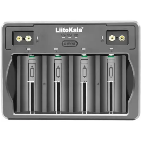 Зарядний пристрій LiitoKala Lii-D4, на 4+2 каналів для AA, AAA, C, D, 18650, 26650, 32700 Li-ion, Ni