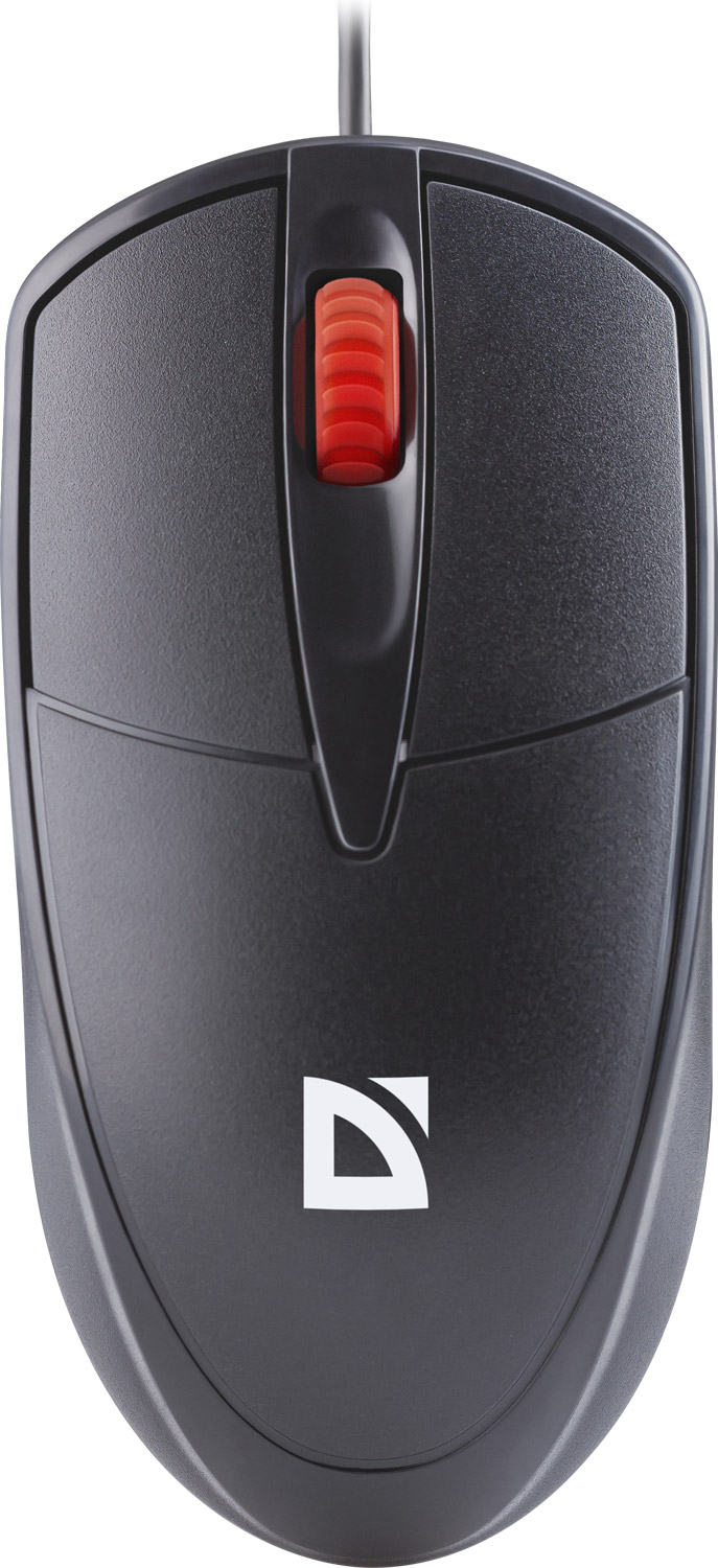 Мишка Defender Icon MB-057, 3кн.,1000 dpi, безшумна, чорна