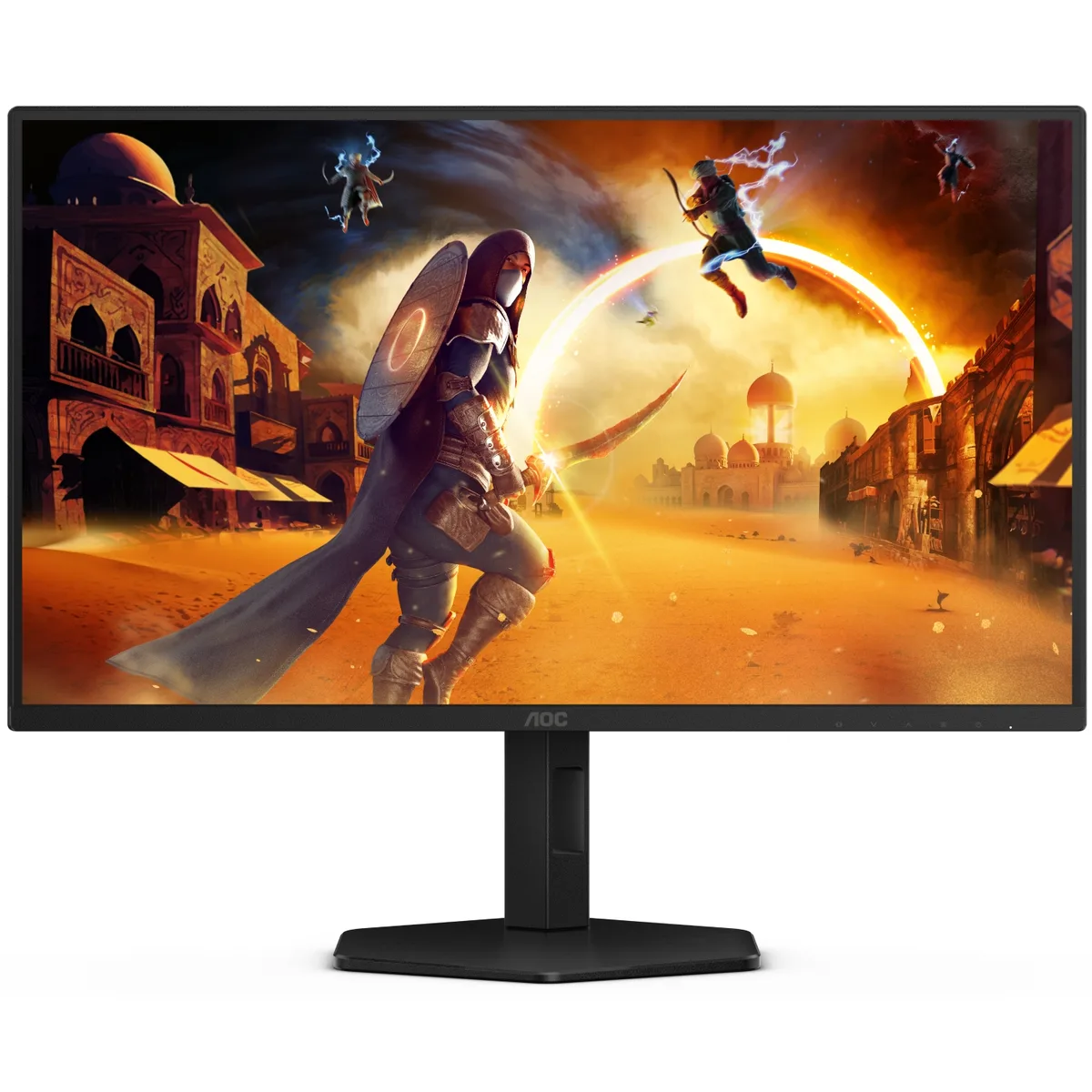 TFT 24.5" AOC 25G4SXU, Fast IPS, 300 Гц, 2xHDMI, DP, HAS, Pivot, чорно-сірий