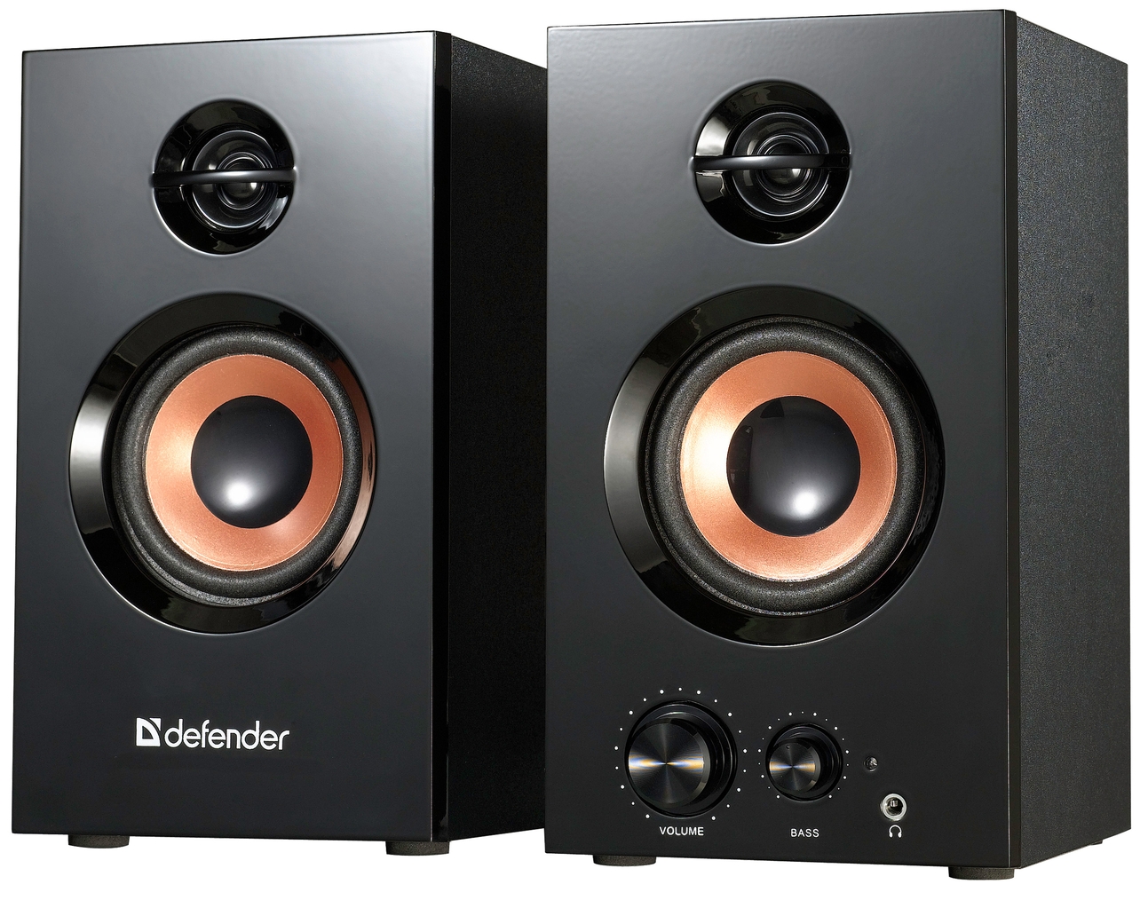 Акустична система 2.0 Defender Aurora S20, 20Вт (RMS) MDF чорна