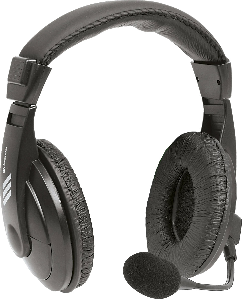 Гарнітура Defender Gryphon HN-750, 2х3,5мм, Black