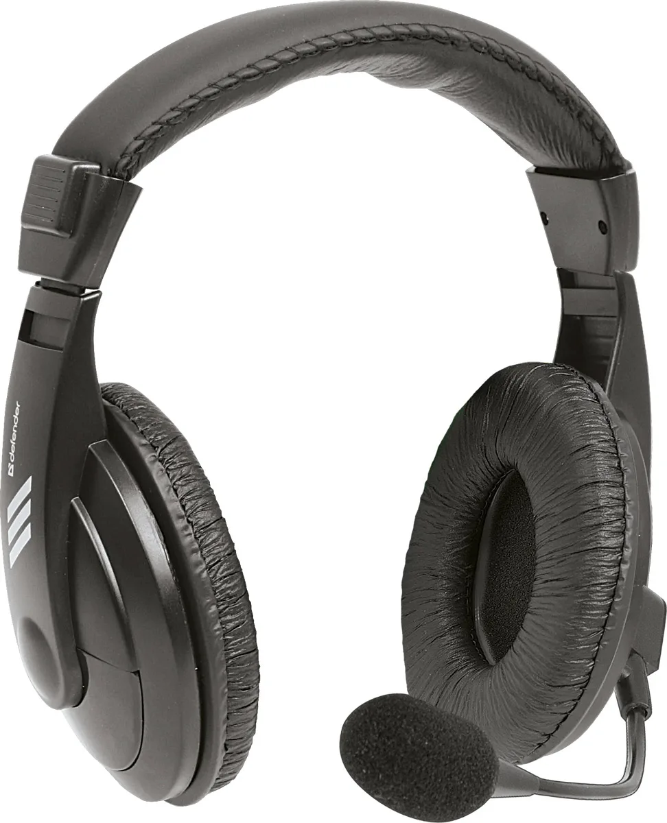 Гарнітура Defender Gryphon HN-750, 2х3,5мм, Black
