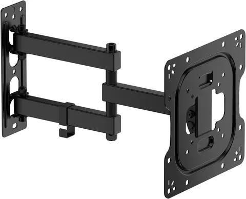 Кронштейн для ТВ AGN AGN43-222P з поворотом/два коліна/23"-43"/30 кг/max.VESA 200x200/Black