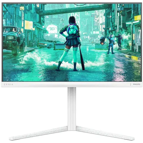 TFT 23.8" Philips 24M2N3201P, Fast IPS, 260Hz, 0,3ms, HDMI, DP, HAS, Pivot, білий