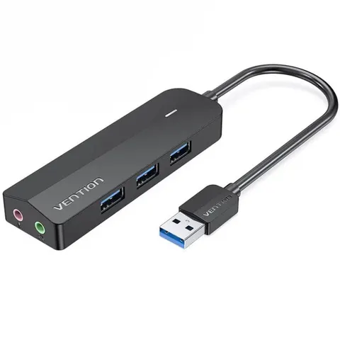 Док станція USB3.0 --> USBx3,3.0/2хTRS Audio/USB MicroUSB 10W, 1.0 м. Vention